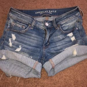 American eagle ripped shorts